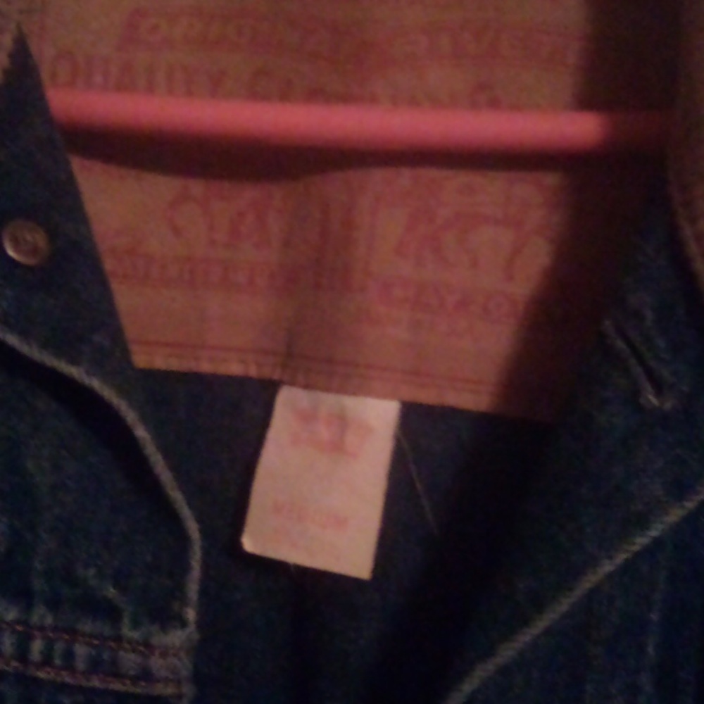 Levi Strauss long denim jacket size medium